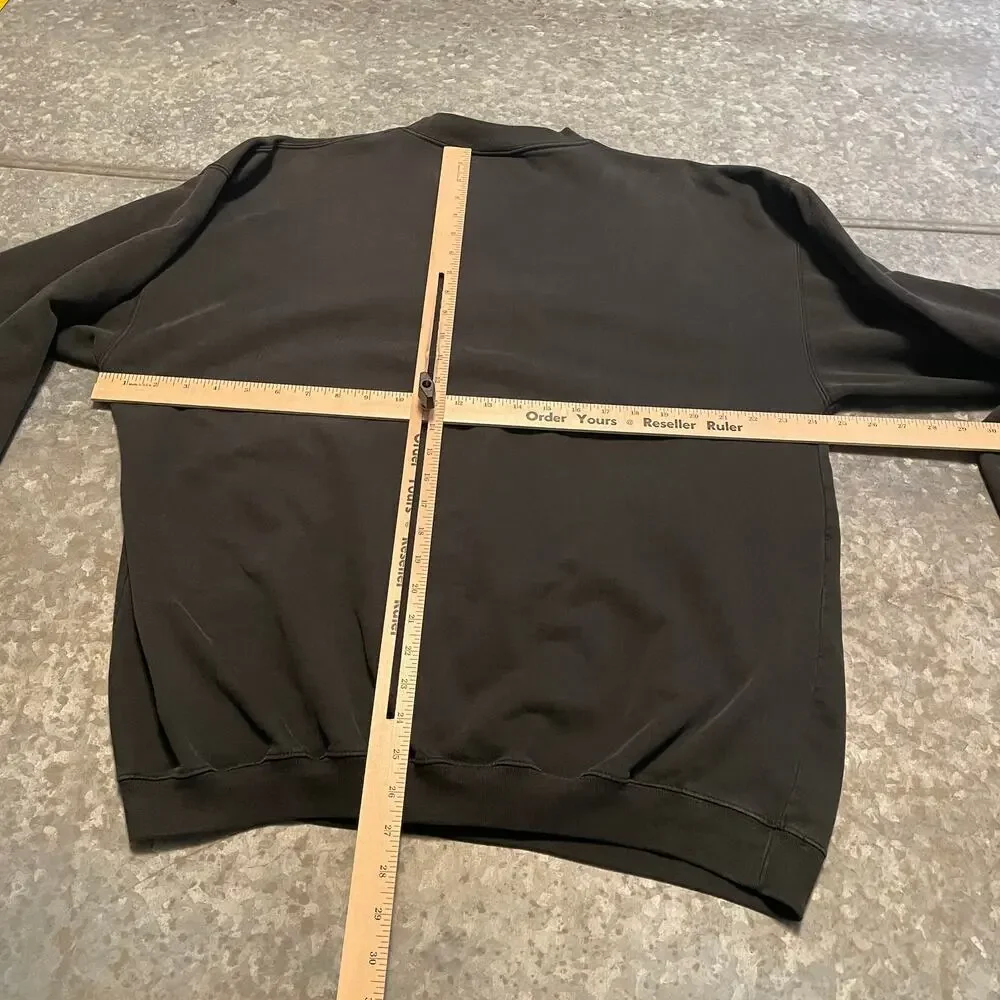 Vintage Y2K Hard Rock Cafe HRC 71 Pullover Sweatshirt Mens XL Black Embroidered - Picture 7 of 9